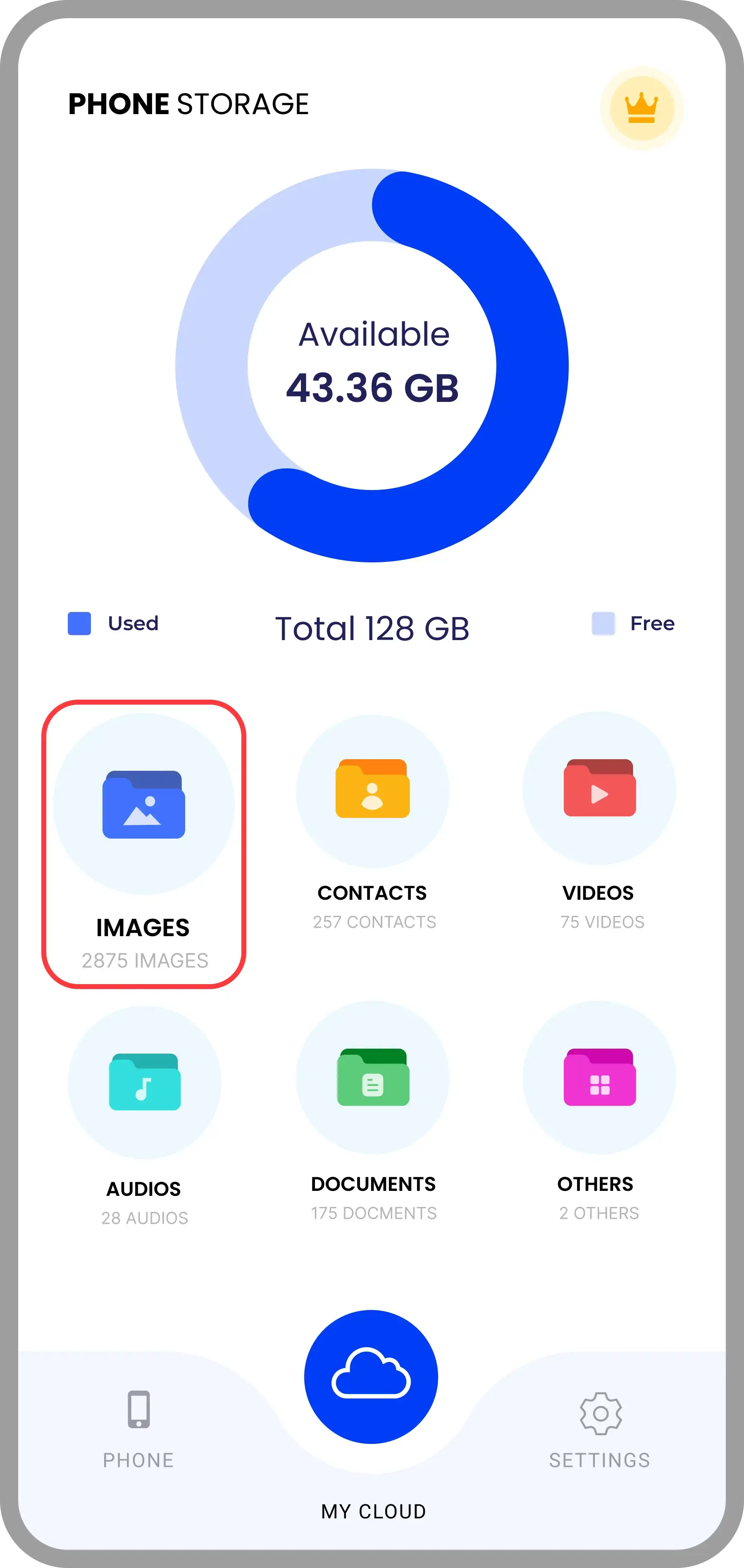 Upload UI Screenshot