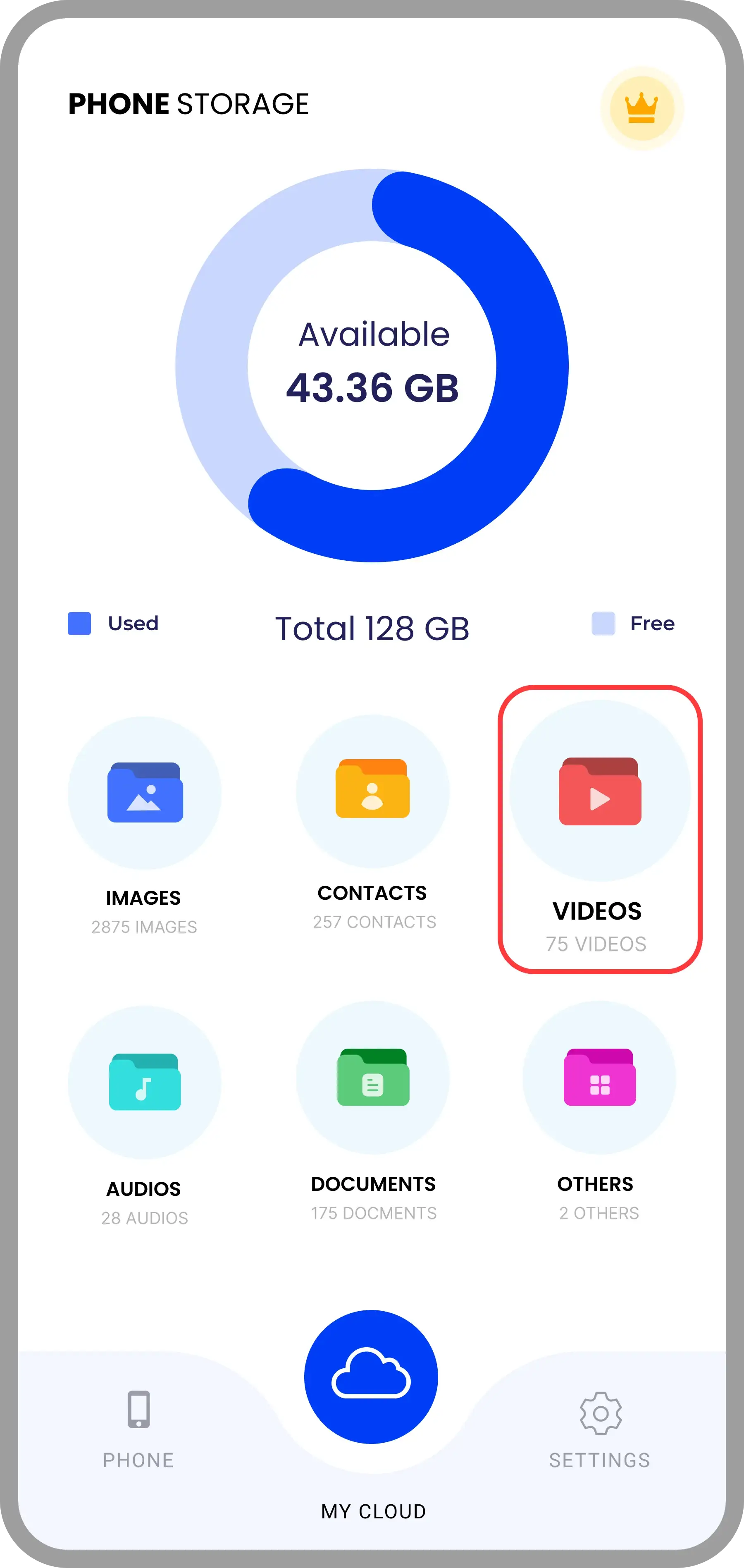 Upload UI Screenshot