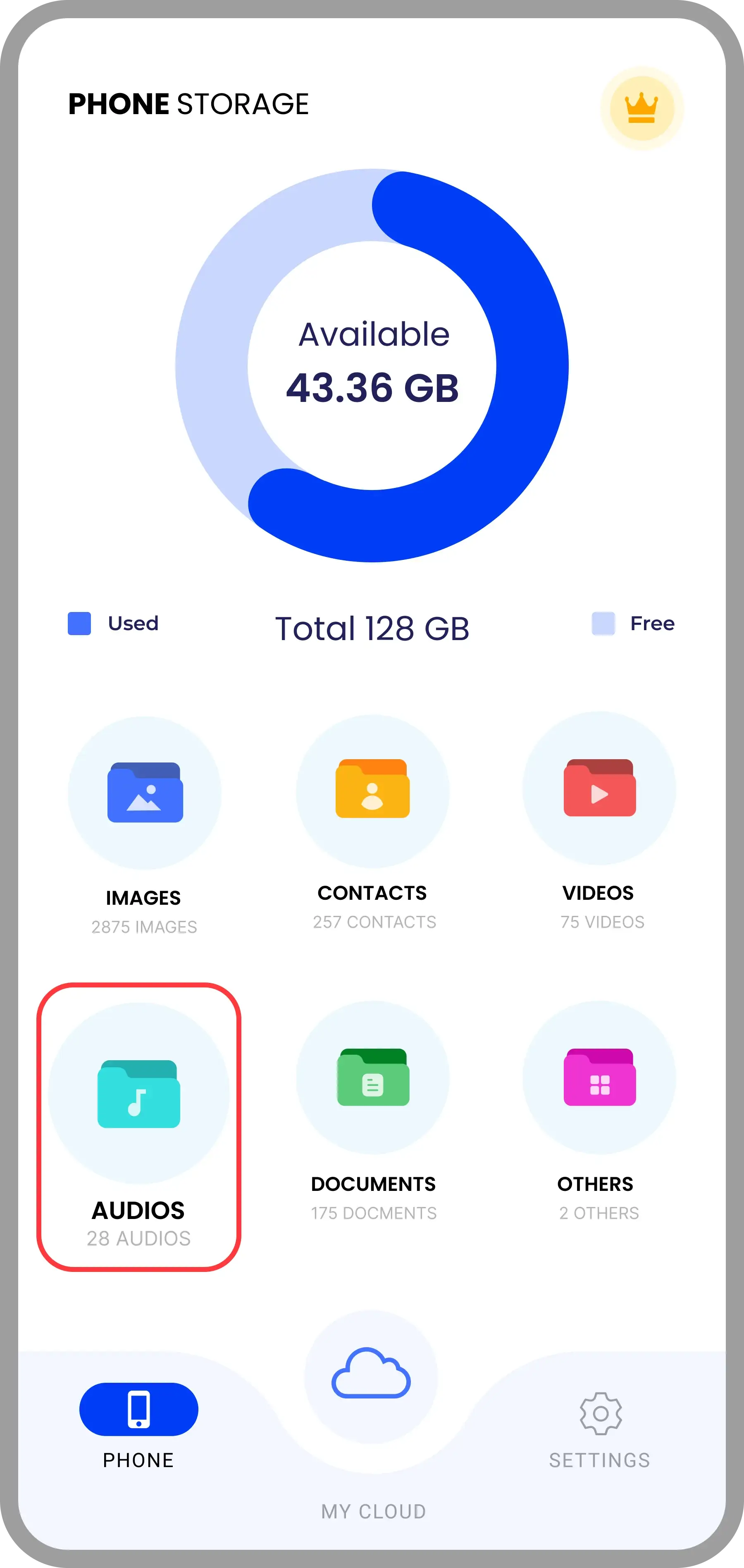 Upload UI Screenshot