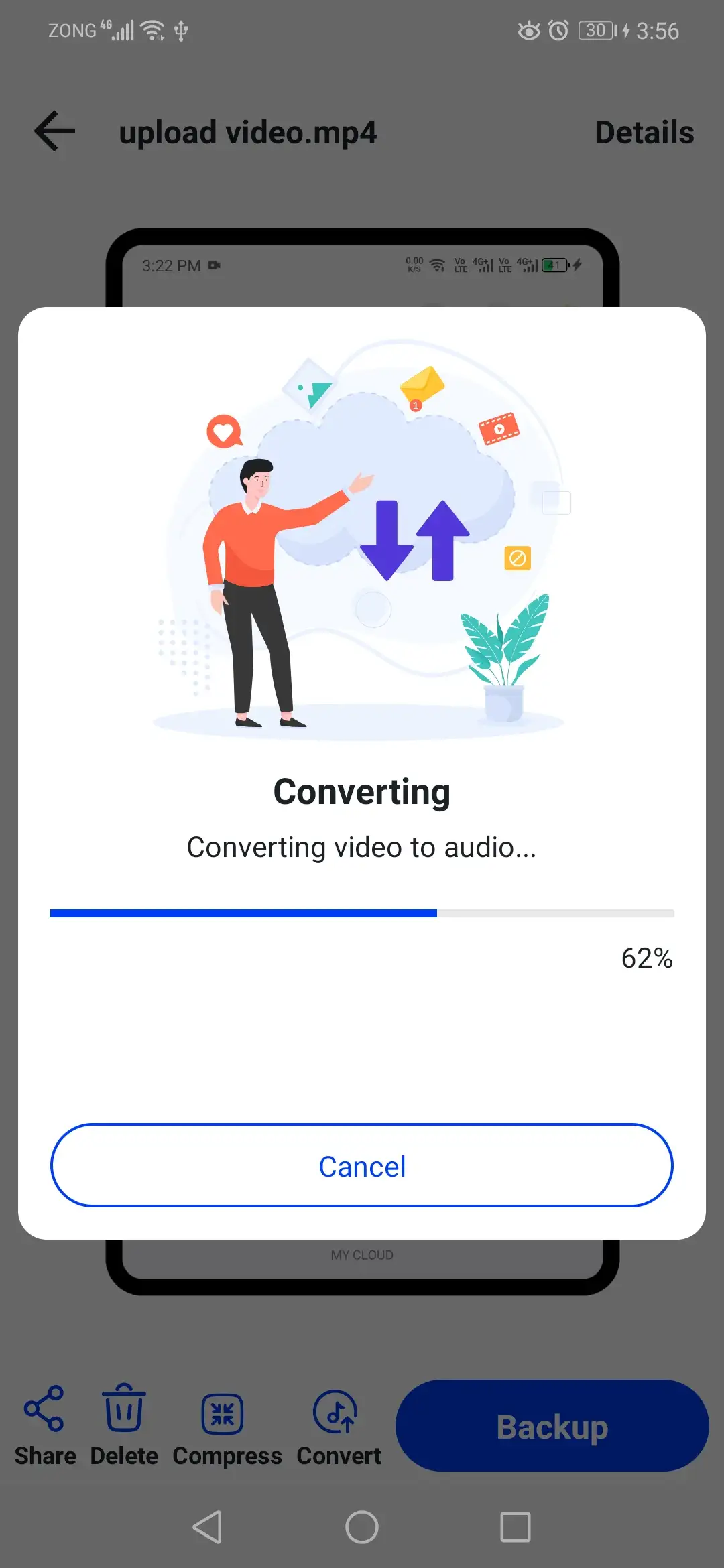 Upload UI Screenshot